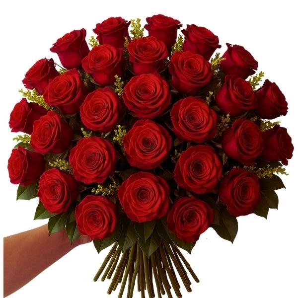 Comprar Buquê com 40 Rosas Nacionais na Itaqua Flores