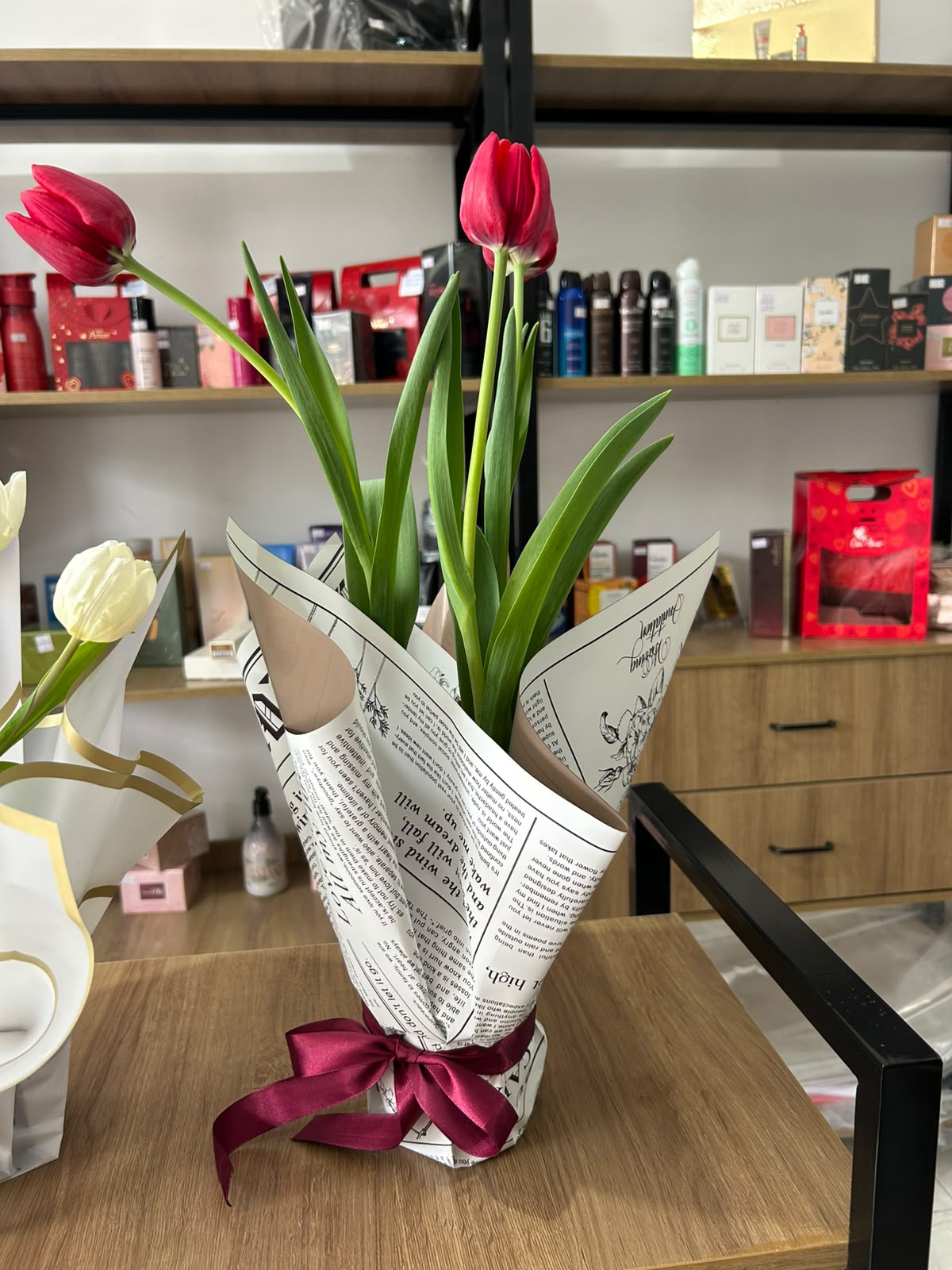 Tulipas em Vaso