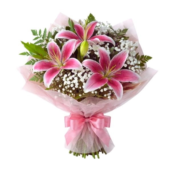 Comprar Buquê de Lírios 🌸💐 na Itaqua Flores